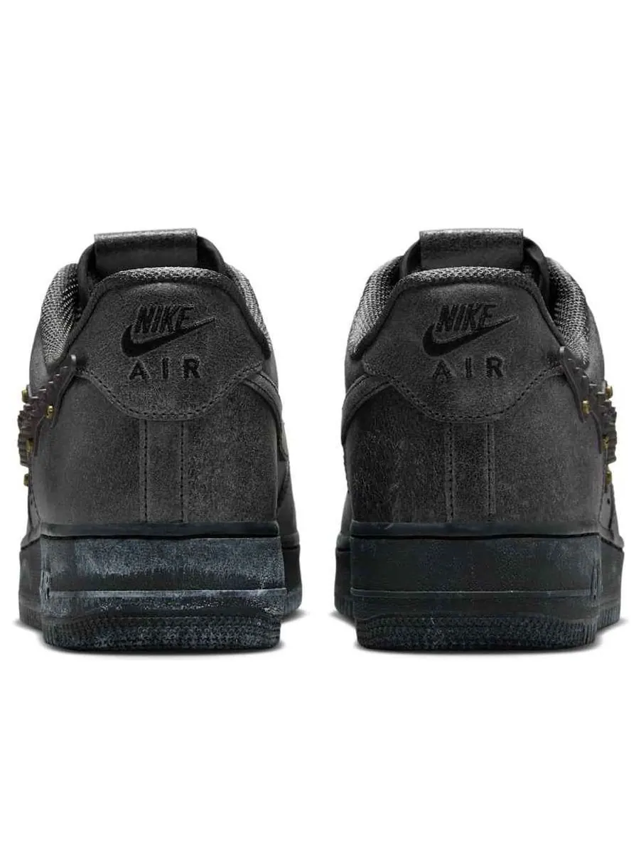 Кроссовки Nike Air Force 1 '07 LV8 'Medium Ash Anthracite' — изображение 5 из 7, черный