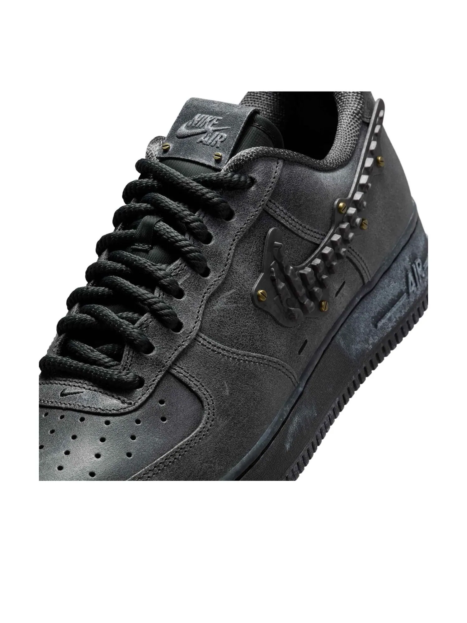 Кроссовки Nike Air Force 1 '07 LV8 'Medium Ash Anthracite' — изображение 7 из 7, черный