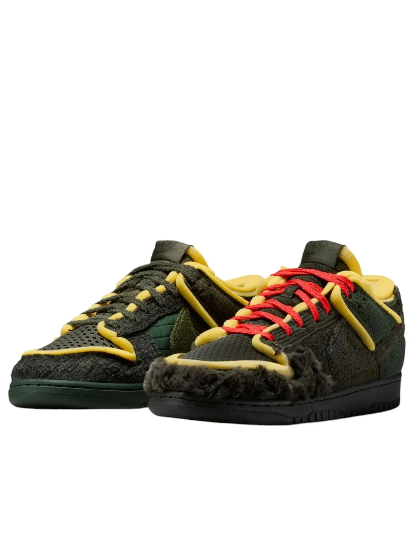 Nike x CPFM Dunk Low Swamp Sponge 'Sequoia' — изображение 2 из 7, секуоя