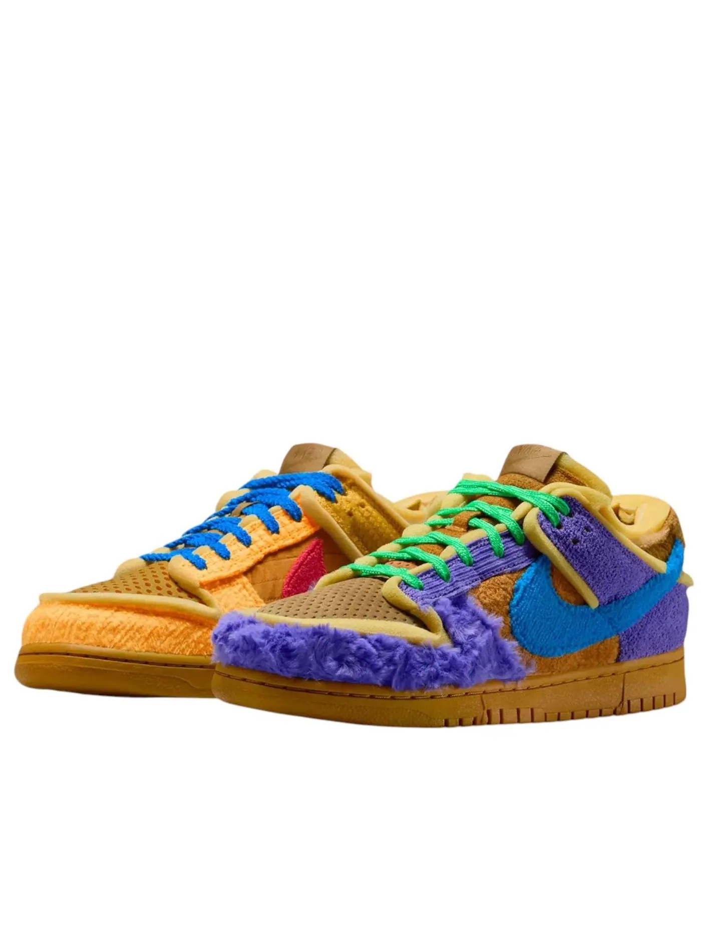 Nike x CPFM Dunk Low Swamp Sponge 'Photo Blue' — изображение 2 из 7, синий/розовый
