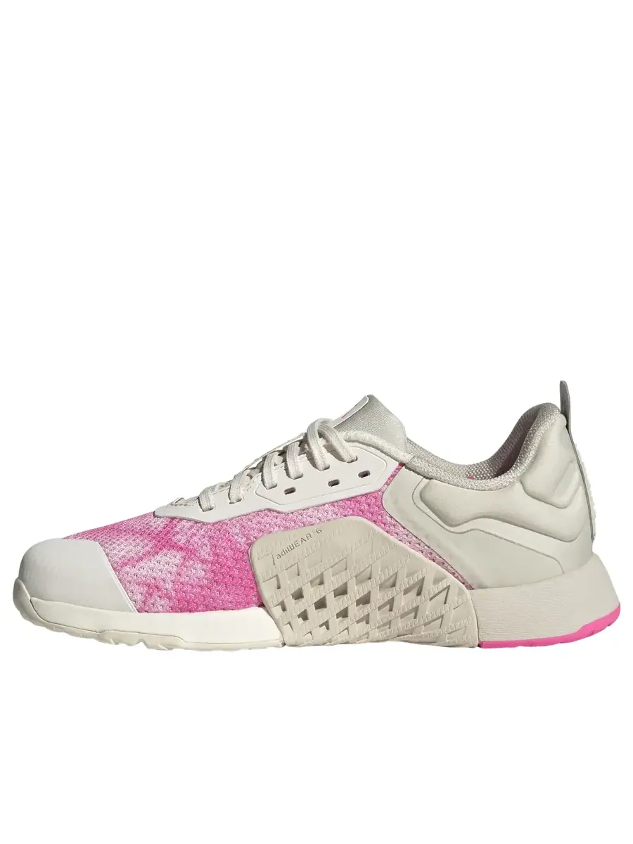 Кроссовки (WMNS) adidas Dropset 3 'Chalk White Chalk White Lucid Pink' — изображение 2 из 5, розовый