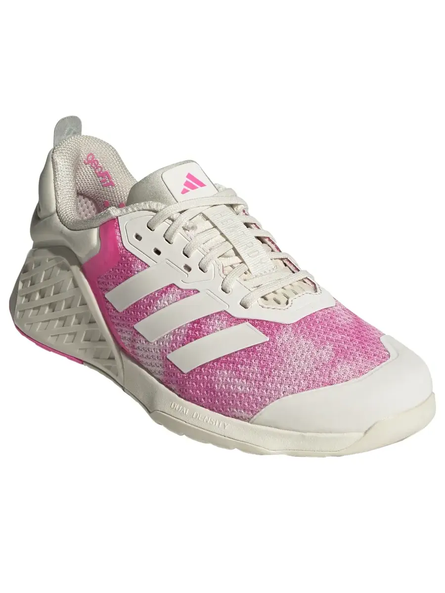 Кроссовки (WMNS) adidas Dropset 3 'Chalk White Chalk White Lucid Pink' — изображение 3 из 5, розовый