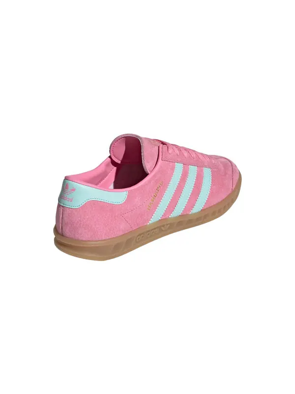 Кроссовки hamburg 'bliss pink semi flash aqua' Adidas — изображение 4 из 4, розовый/голубой
