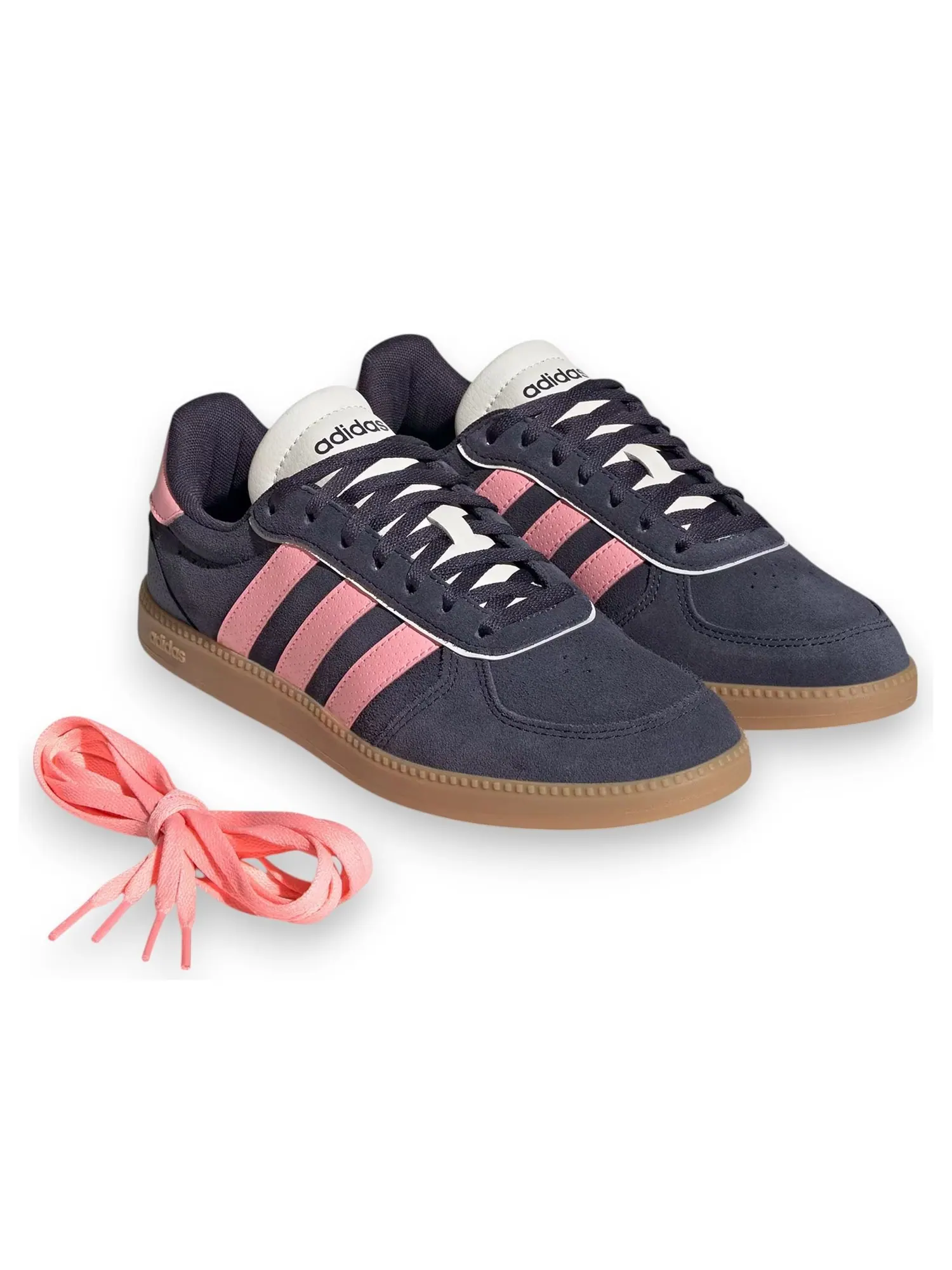 Кроссовки (WMNS) adidas Breaknet Sleek 'Shadow Navy Pink Spark' — изображение 3 из 5, темно-синий