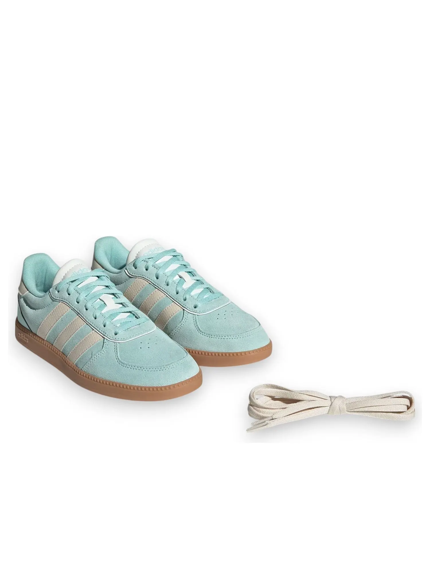 Кроссовки (WMNS) adidas Breaknet Sleek 'Semi Flash Aqua White' IH5469 — изображение 2 из 5, голубой белый