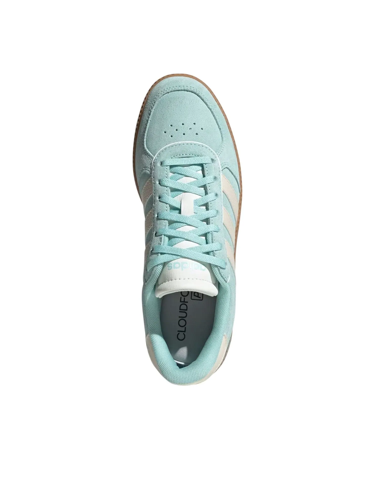 Кроссовки (WMNS) adidas Breaknet Sleek 'Semi Flash Aqua White' IH5469 — изображение 4 из 5, голубой белый