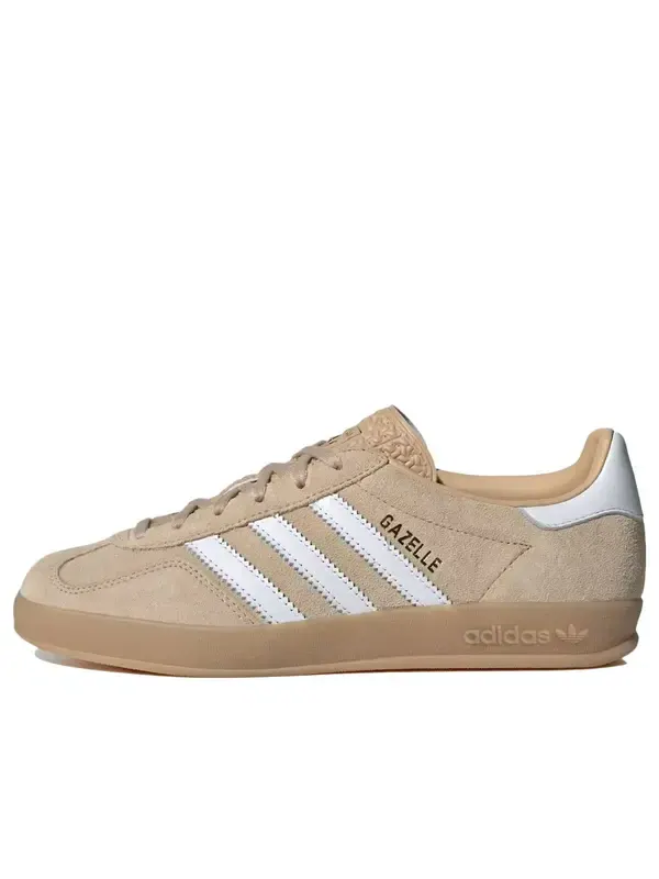 Кроссовки газель для помещений Adidas — изображение 1 из 4, бежевый/белый