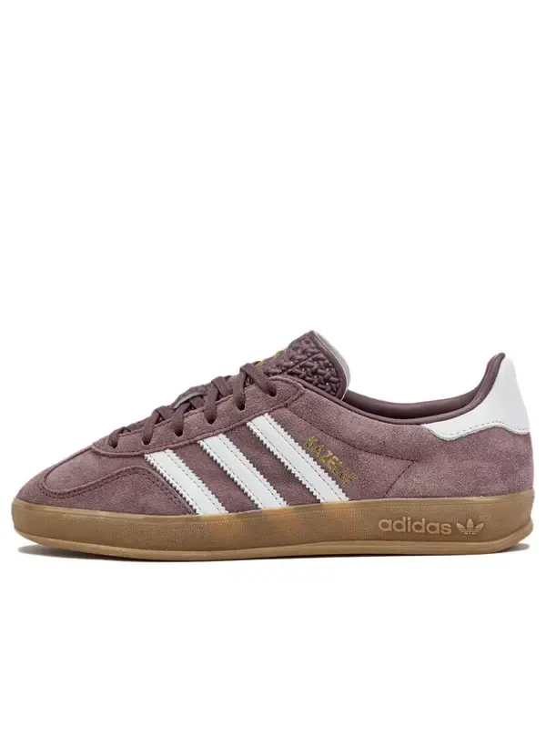 Кроссовки газель для помещений Adidas — изображение 1 из 3, фиолетовый/белый