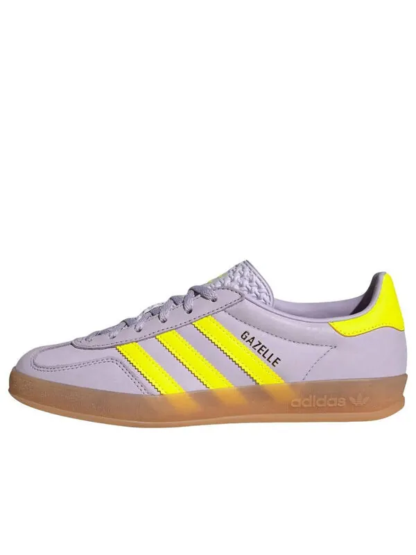 Кроссовки газель для помещений Adidas — изображение 1 из 4, серебристый/желтый