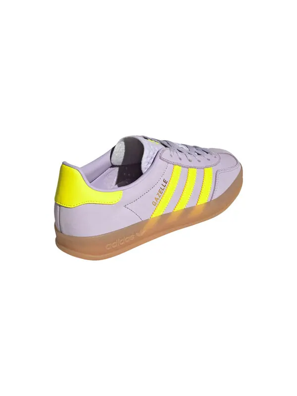 Кроссовки газель для помещений Adidas — изображение 4 из 4, серебристый/желтый