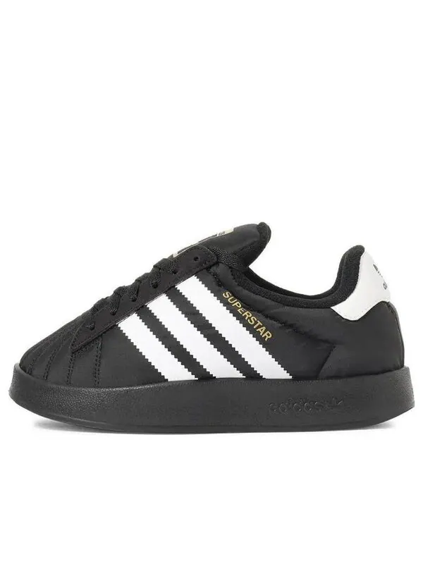 Кроссовки superstar home 'core black' Adidas — изображение 1 из 4, черный/белый/золотистый