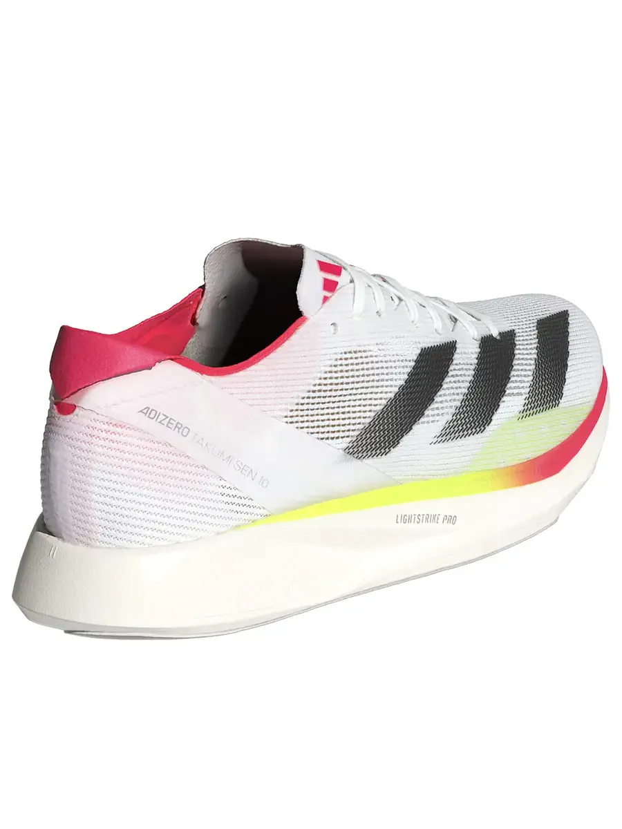 Кроссовки (WMNS) adidas Adizero Takumi Sen 10 'White Core Black Lucid Red' — изображение 5 из 5, белый