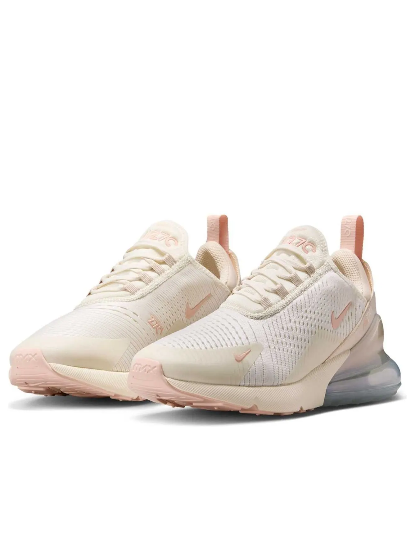 Кроссовки (WMNS) Nike Air Max 270 'Soft Pearl' — изображение 4 из 6, белый