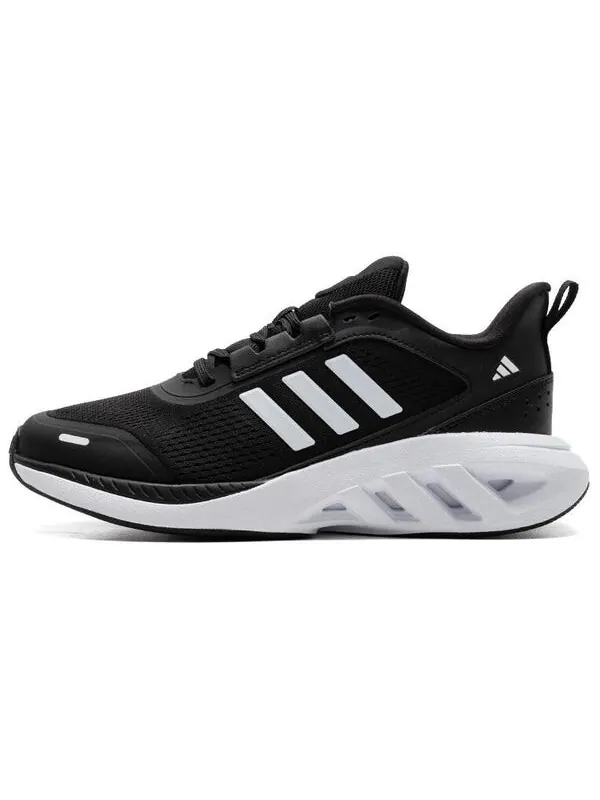 Кроссовки all day power 'black white' Adidas — изображение 2 из 4, черный/белый