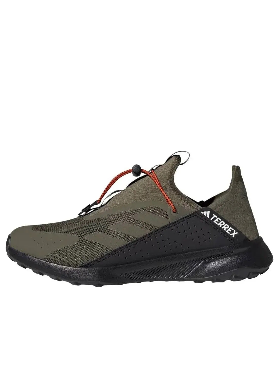 Слипоны (WMNS) Adidas Terrex Voyager 21 Slip-On Heat Rdy 'Olive Strata Black' — изображение 1 из 6, оливковый зеленый