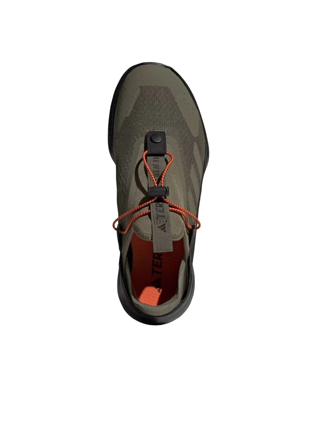 Слипоны (WMNS) Adidas Terrex Voyager 21 Slip-On Heat Rdy 'Olive Strata Black' — изображение 2 из 6, оливковый зеленый