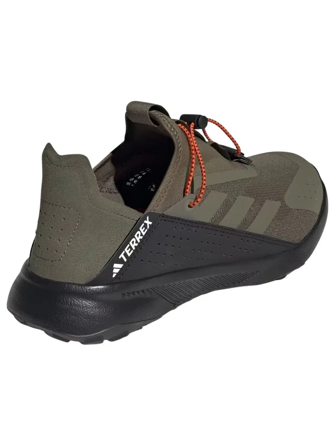 Слипоны (WMNS) Adidas Terrex Voyager 21 Slip-On Heat Rdy 'Olive Strata Black' — изображение 5 из 6, оливковый зеленый