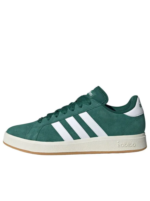 Кроссовки grand court base 00s Adidas — изображение 1 из 4, зеленый/белый