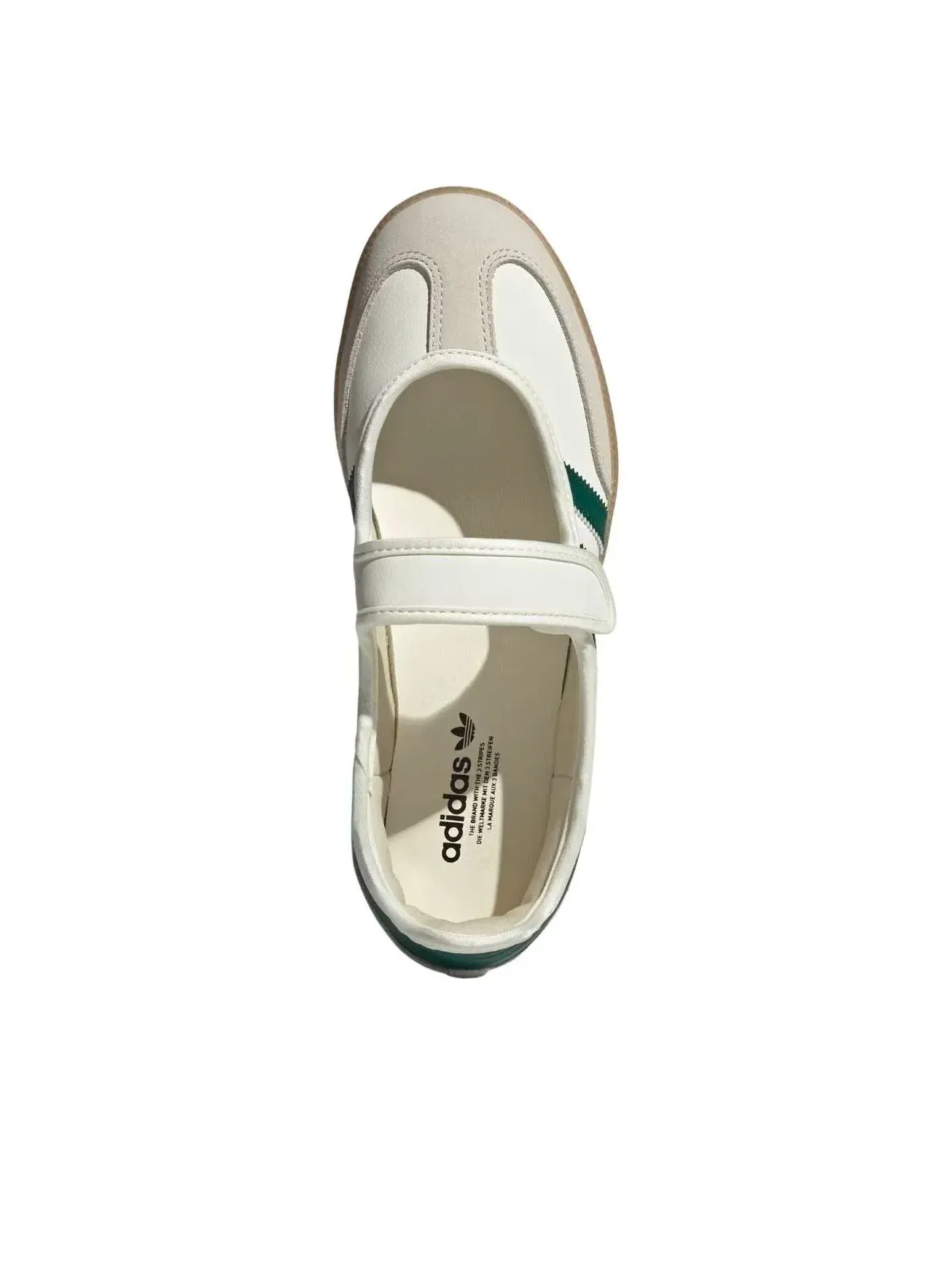 Кроссовки Adidas Samba Jane 'Off White Collegiate Green' IH6485 — изображение 2 из 5, белый