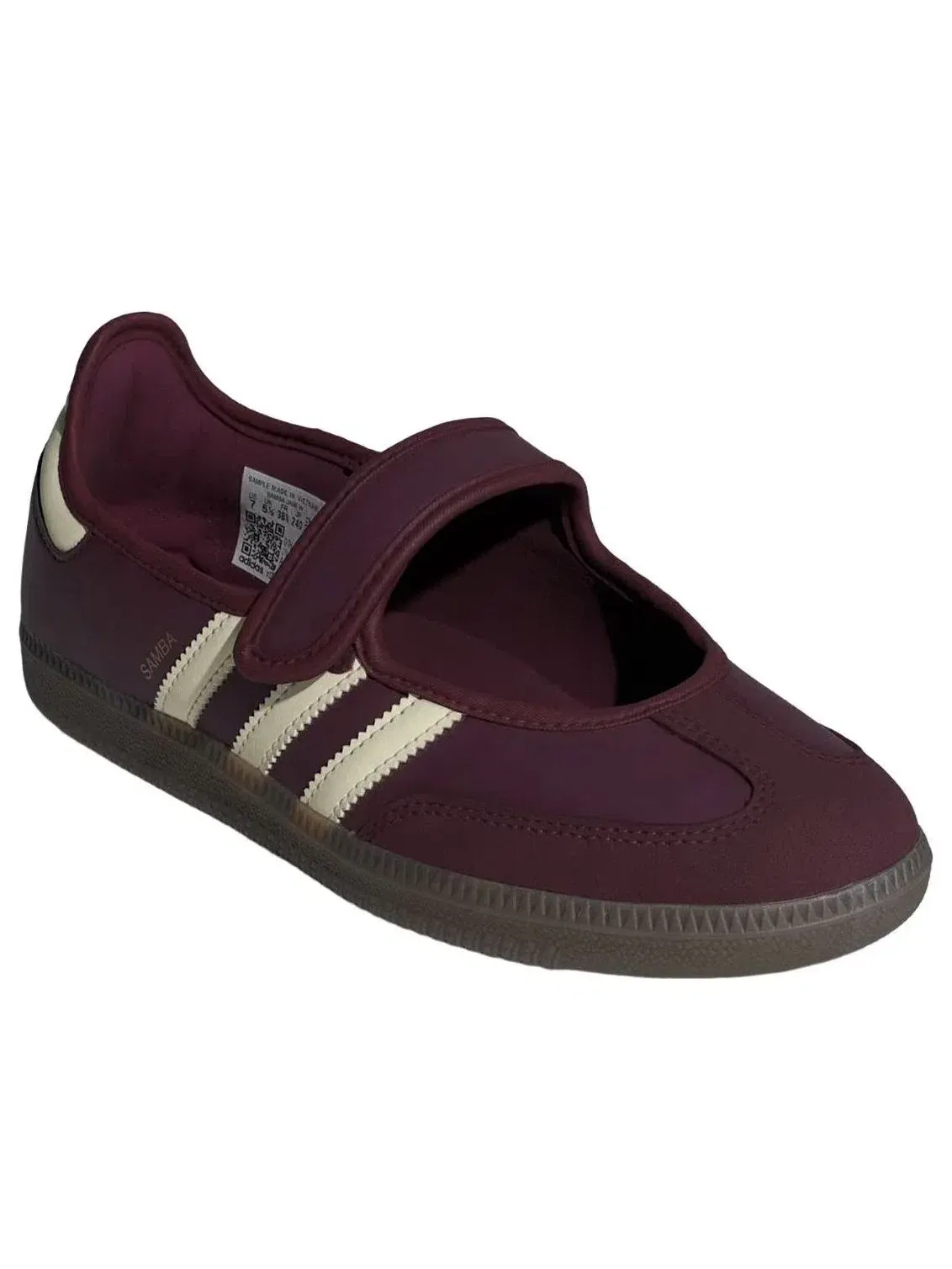 Женские кроссовки с ремешком Samba Jane Adidas — изображение 4 из 5, красный