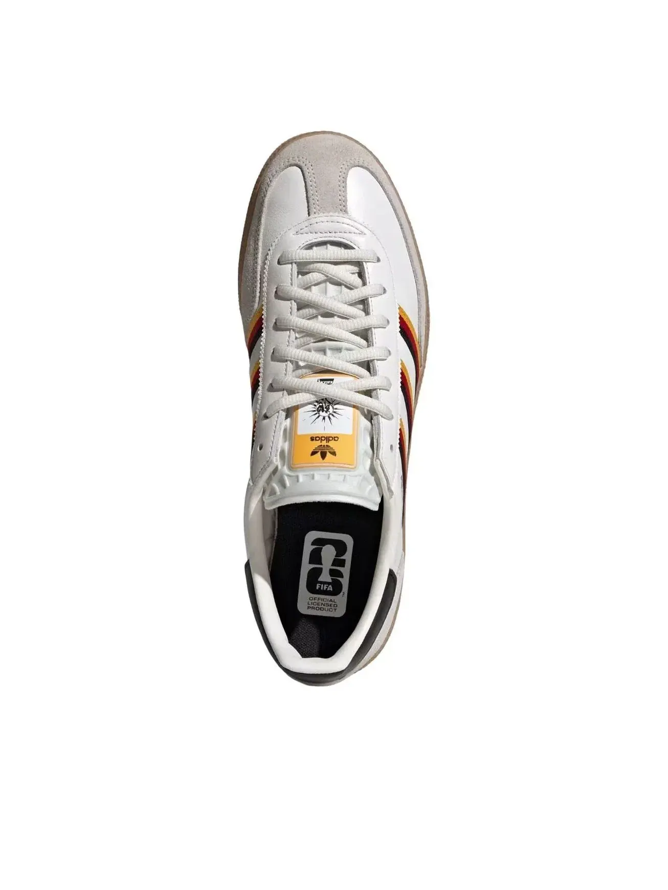 Мужские кроссовки с кожаным верхом Handball Spezial Adidas — изображение 2 из 5, белый