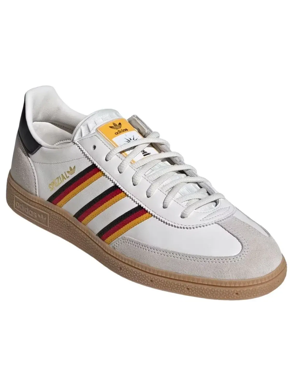 Мужские кроссовки с кожаным верхом Handball Spezial Adidas — изображение 5 из 5, белый