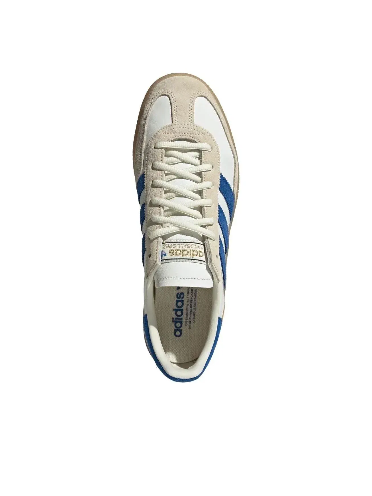 Мужские кроссовки с кожаным верхом Handball Spezial Adidas — изображение 2 из 5, белый
