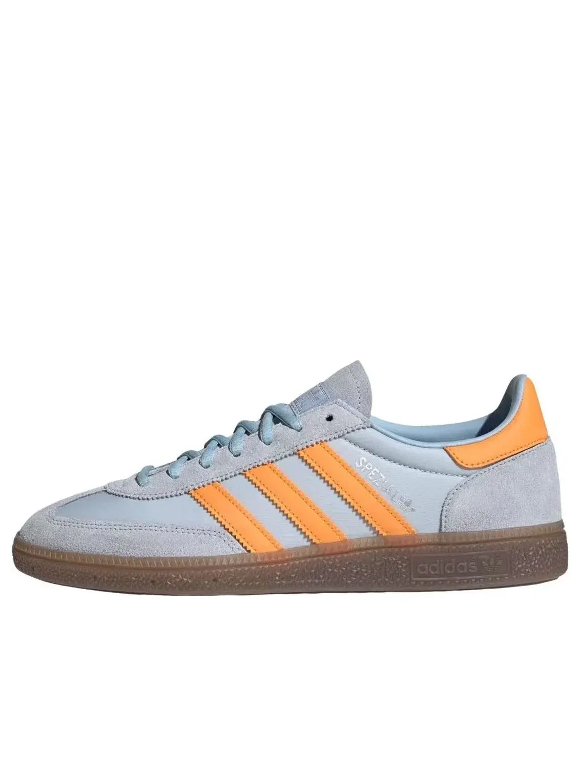Мужские кроссовки с закрытой шнуровкой Handball Spezial Adidas, цвет Crystal Sky Pure Tangerine — изображение 1 из 5