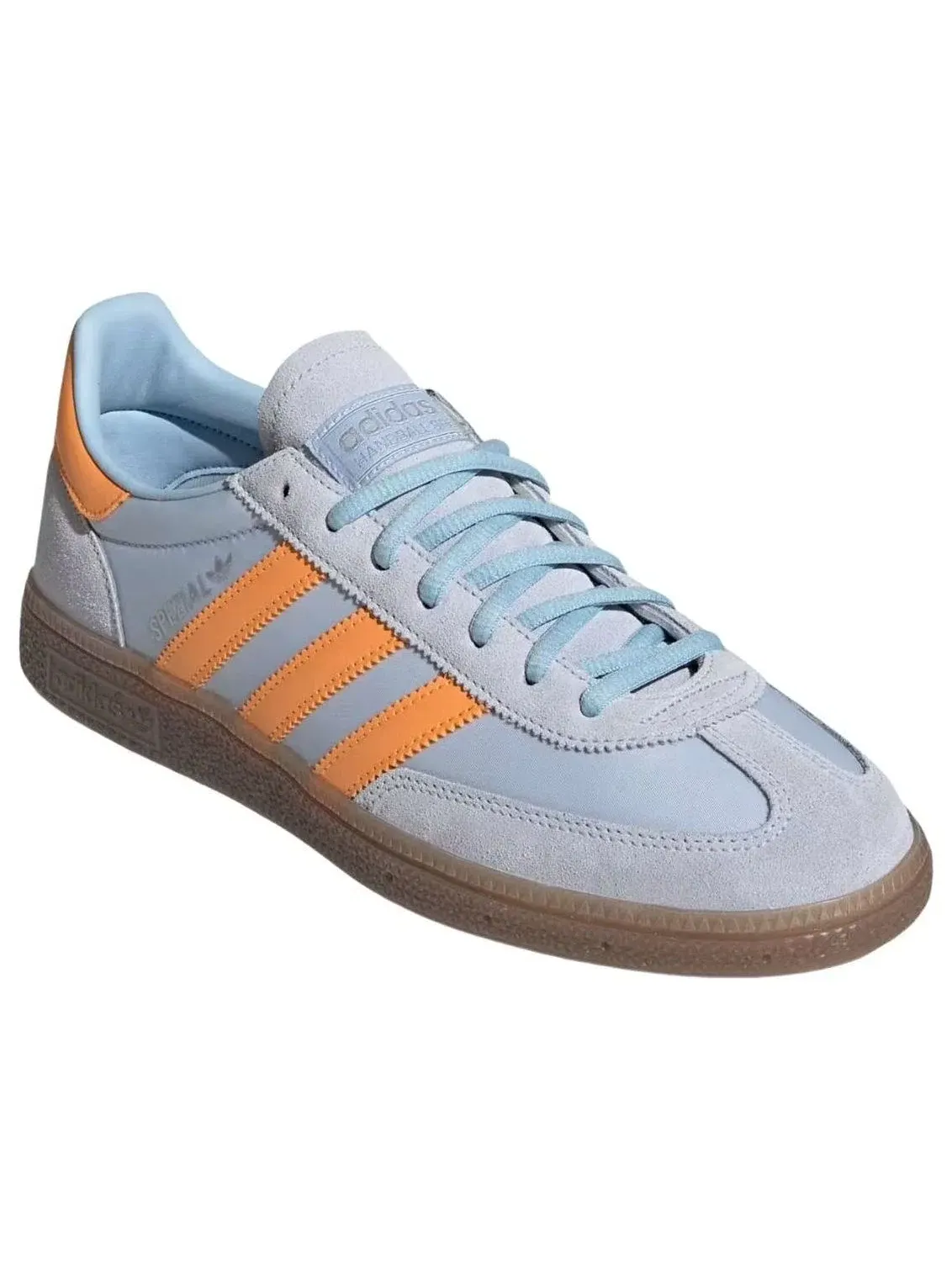 Мужские кроссовки с закрытой шнуровкой Handball Spezial Adidas, цвет Crystal Sky Pure Tangerine — изображение 4 из 5