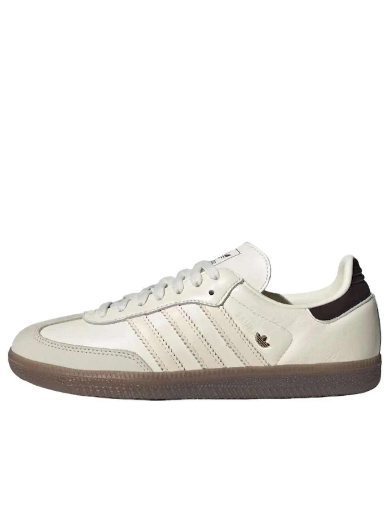 Кроссовки (WMNS) Adidas Samba 'Beige Black Gum' — изображение 1 из 6, бежевый