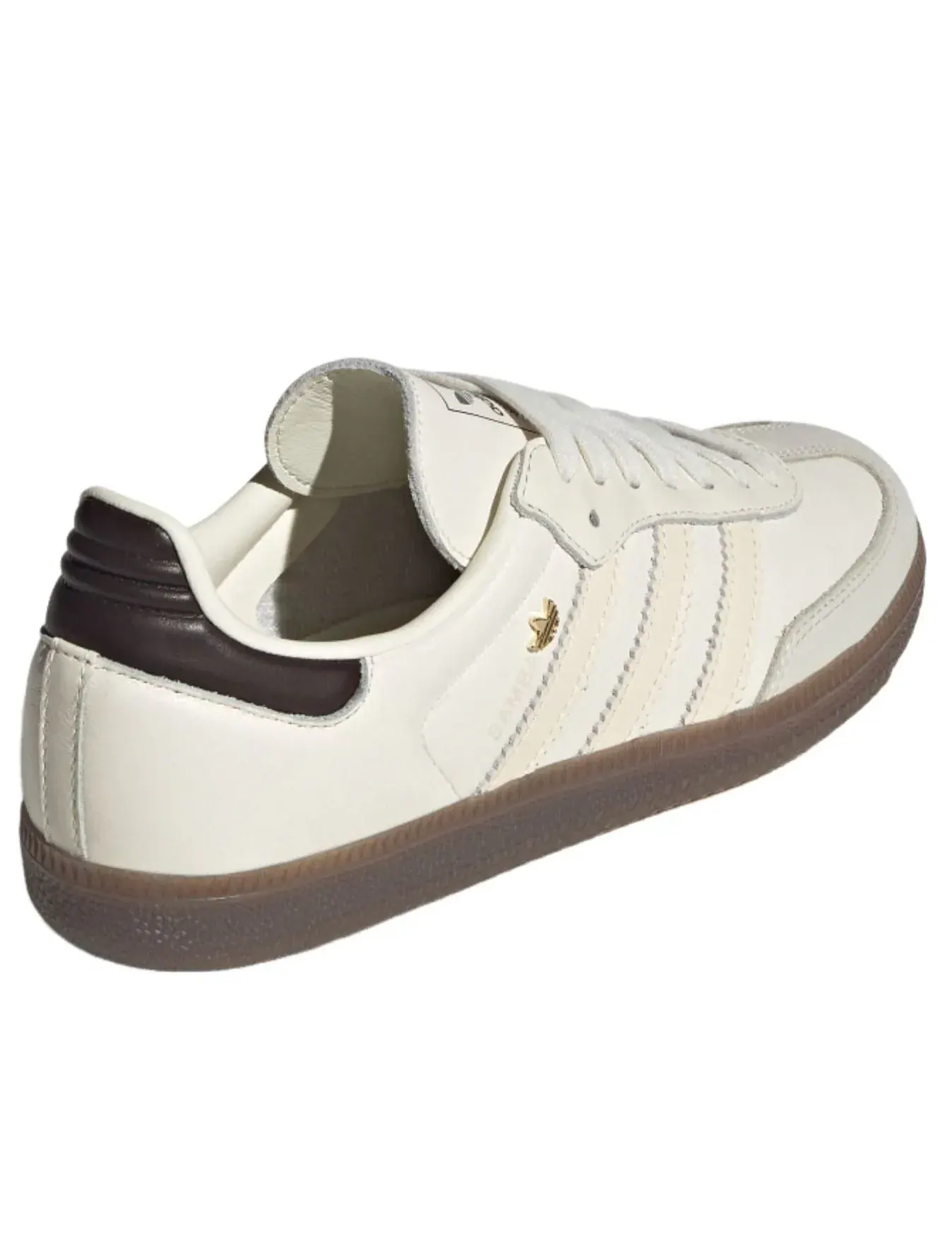 Кроссовки (WMNS) Adidas Samba 'Beige Black Gum' — изображение 3 из 6, бежевый