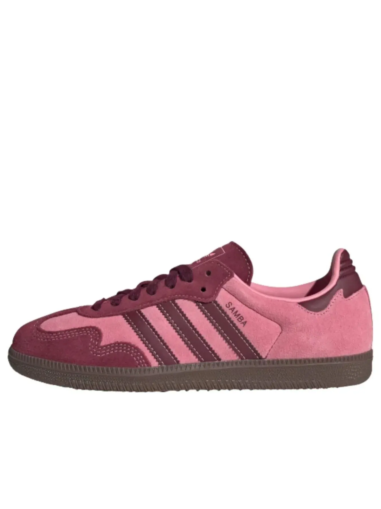 Кроссовки (WMNS) Adidas Samba 'Pink Spark Shadow Red Gum' — изображение 1 из 6, розовый