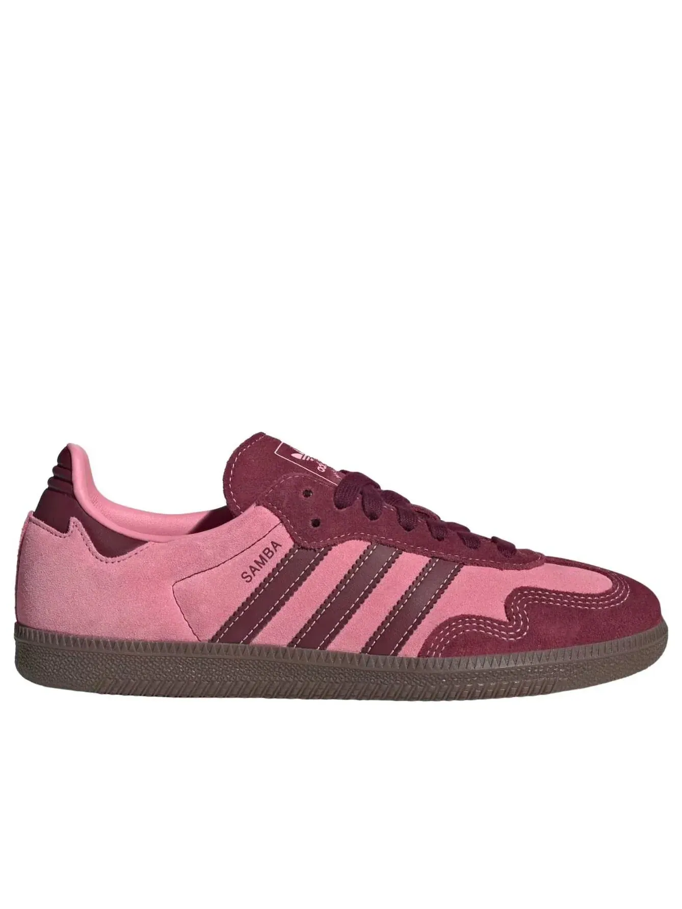 Кроссовки (WMNS) Adidas Samba 'Pink Spark Shadow Red Gum' — изображение 6 из 6, розовый