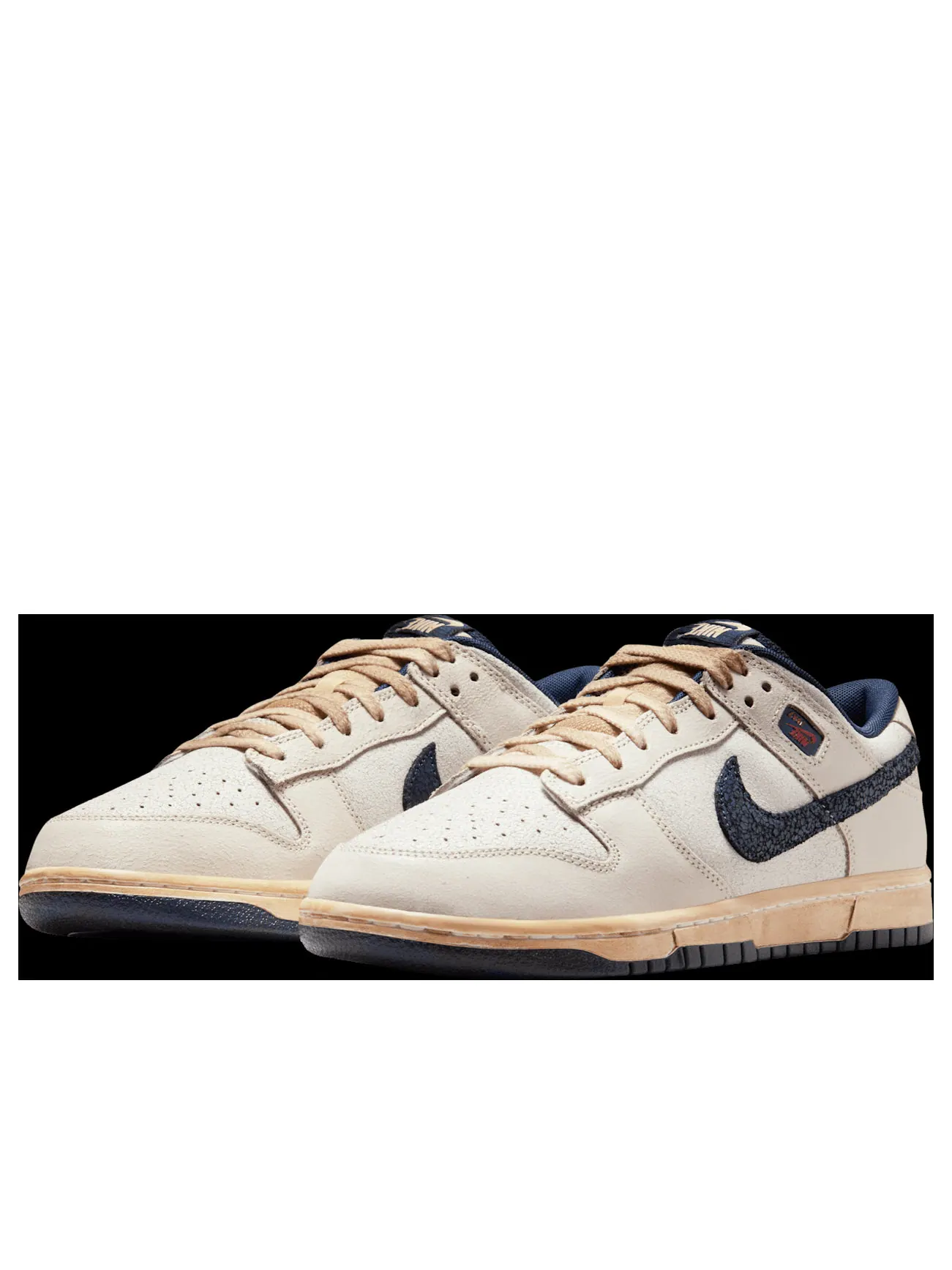 Кроссовки Nike x Stranger Things Dunk Low 'Phantom Midnight Navy' — изображение 4 из 6, бежевый
