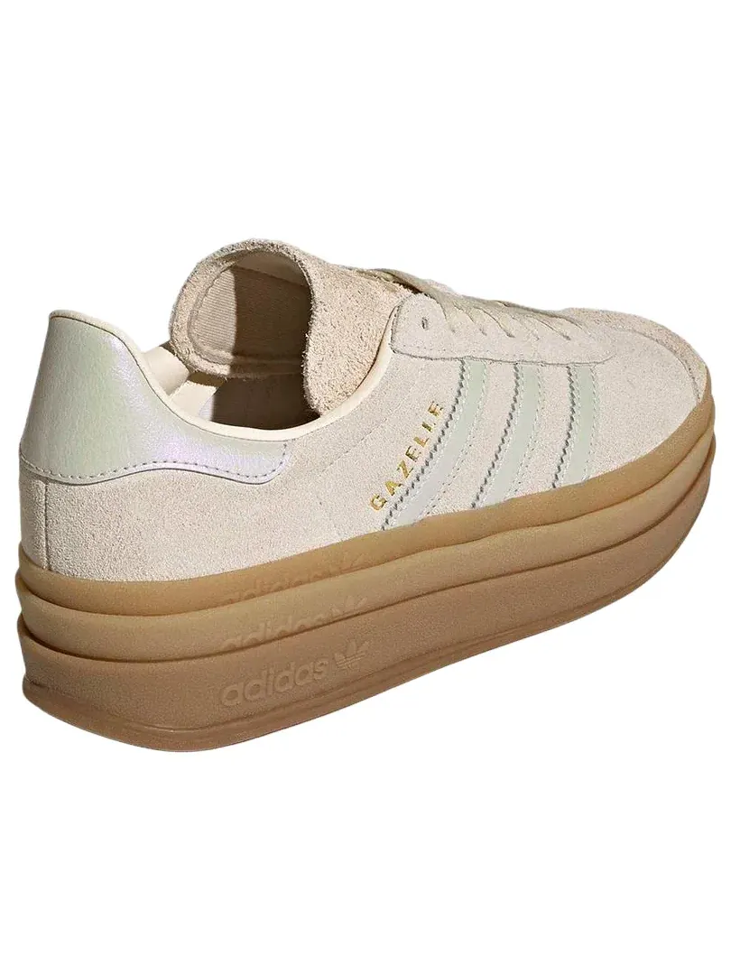Кроссовки Adidas Gazelle Bold 'Gray One Cream White Cream White' IH6782 — изображение 3 из 5, серый