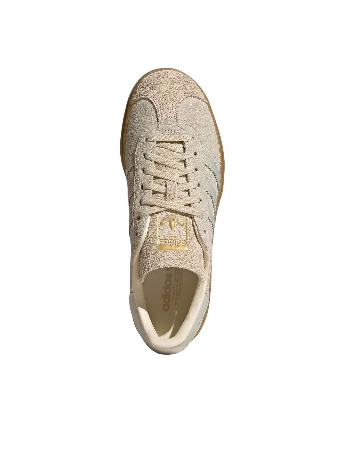 Кроссовки Adidas Gazelle Bold 'Gray One Cream White Cream White' IH6782 — изображение 4 из 5, серый