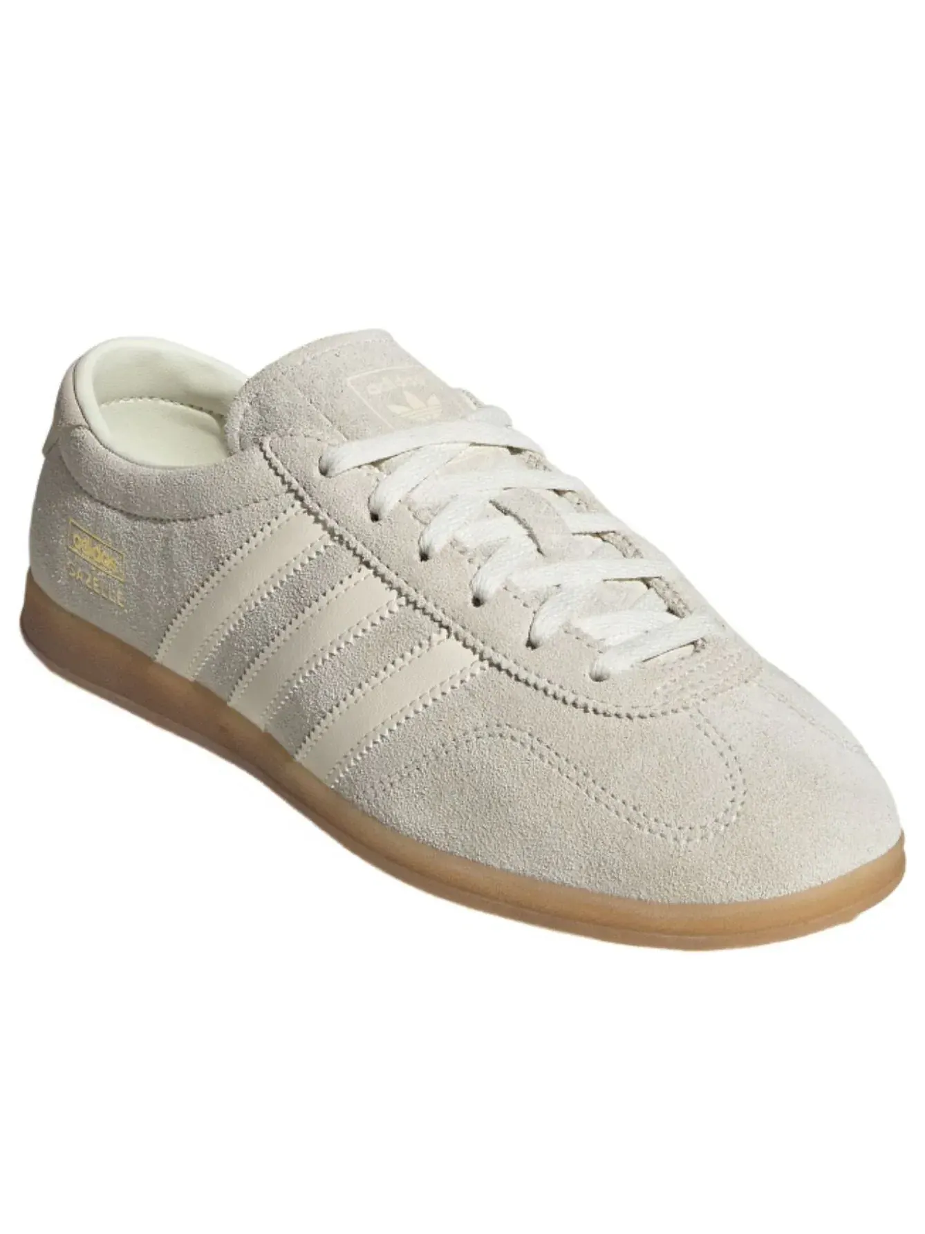 Кроссовки Adidas Gazelle Lo Pro 'Ivory Off White Gum' — изображение 2 из 6, бежевый