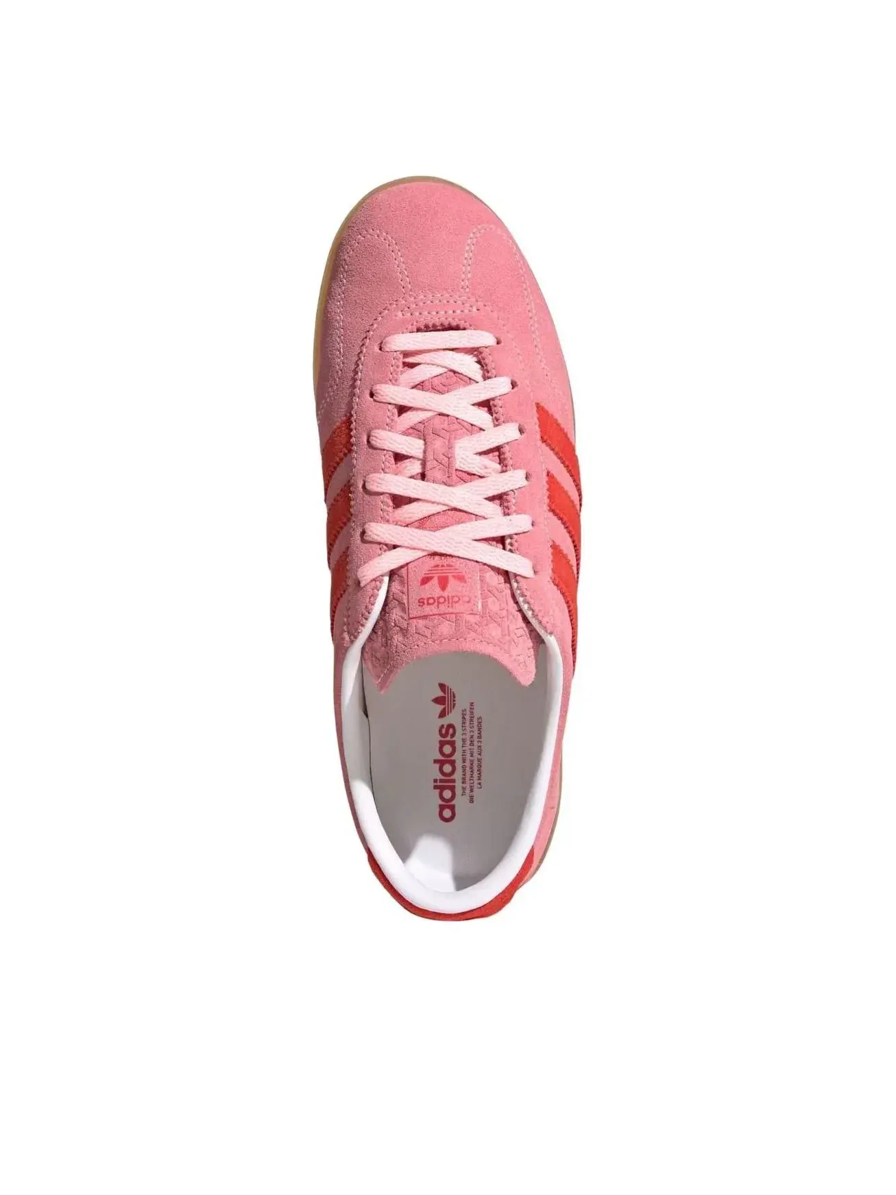 Кроссовки (WMNS) Adidas Gazelle Lo Pro 'Pink Spark Red Gum' — изображение 2 из 5, розовый
