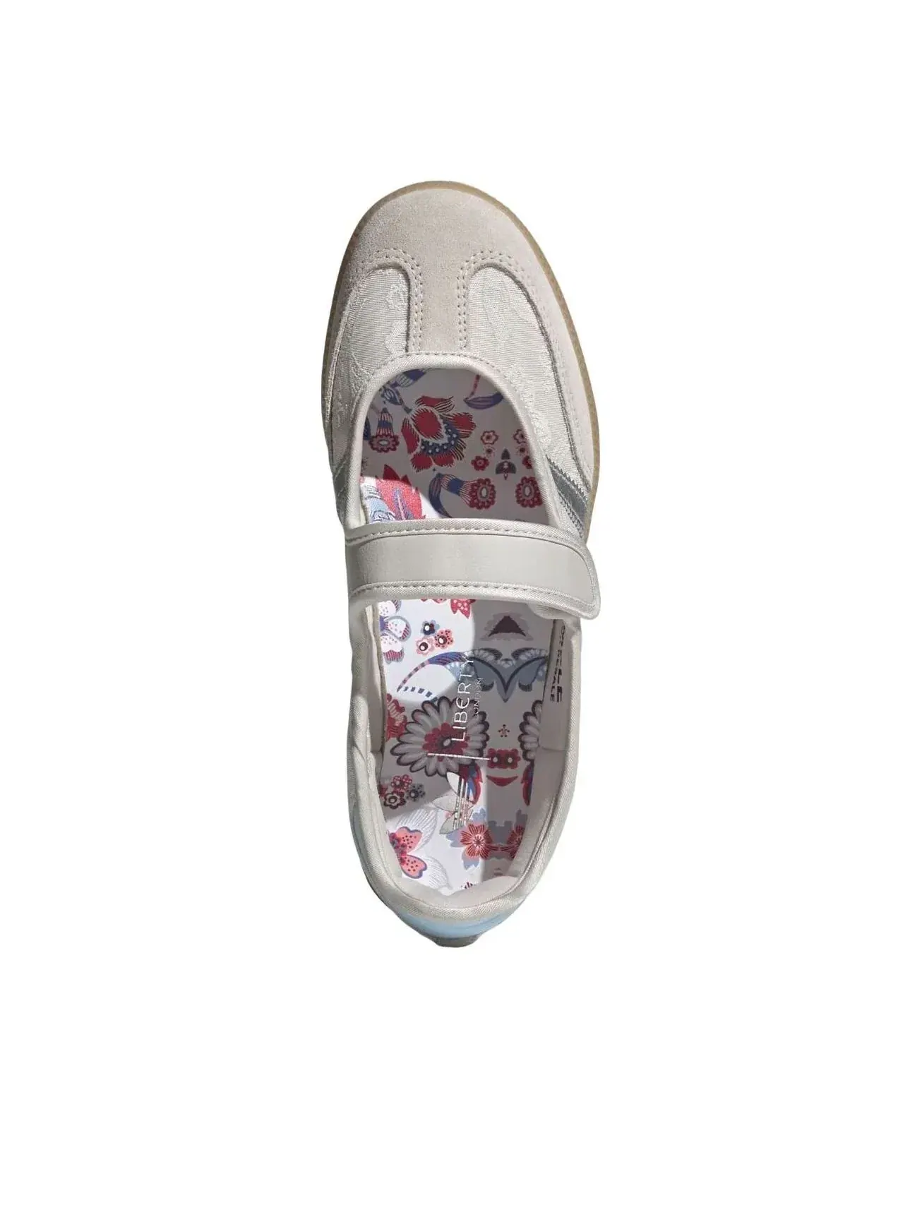 Кроссовки Adidas x Liberty London Samba Jane 'Chalk Pearl Silver Metallic' IH6978 — изображение 2 из 5, бежевый