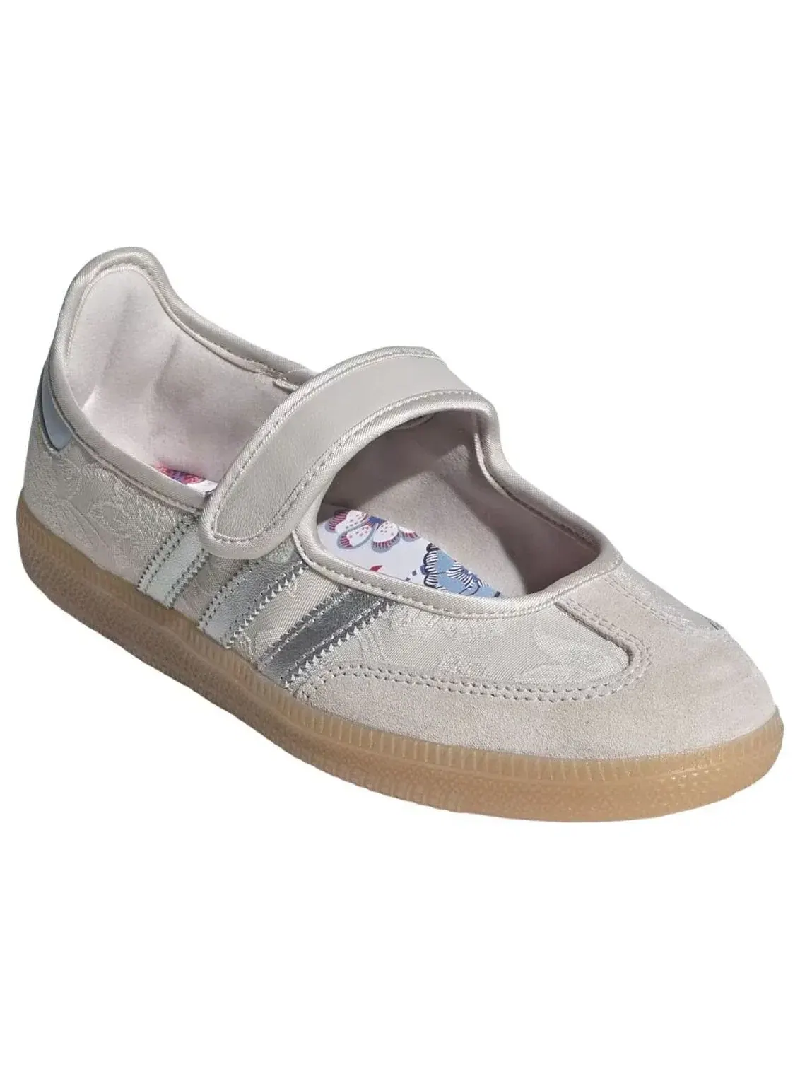 Кроссовки Adidas x Liberty London Samba Jane 'Chalk Pearl Silver Metallic' IH6978 — изображение 4 из 5, бежевый