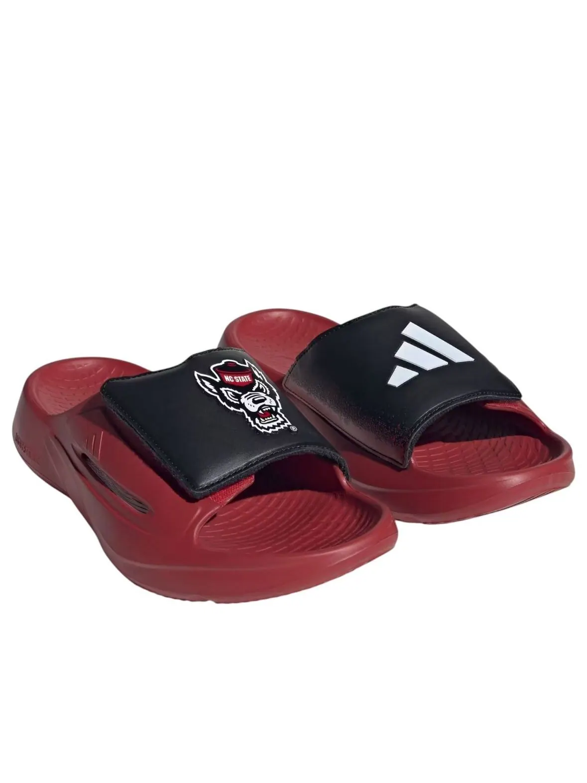 Шлепанцы Adidas x NCAA Lightblaze Slide 'NC State Wolfpack' — изображение 3 из 7, красный/белый/черный