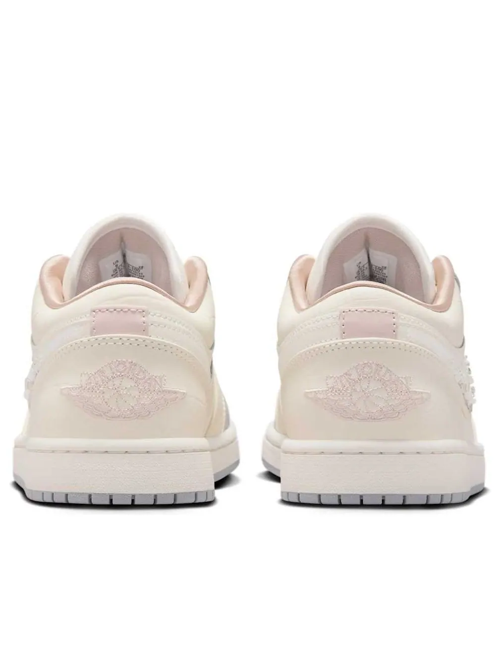 Кроссовки (WMNS) Air Jordan 1 Low 'Sail Soft Pearl' — изображение 3 из 6, бежевый