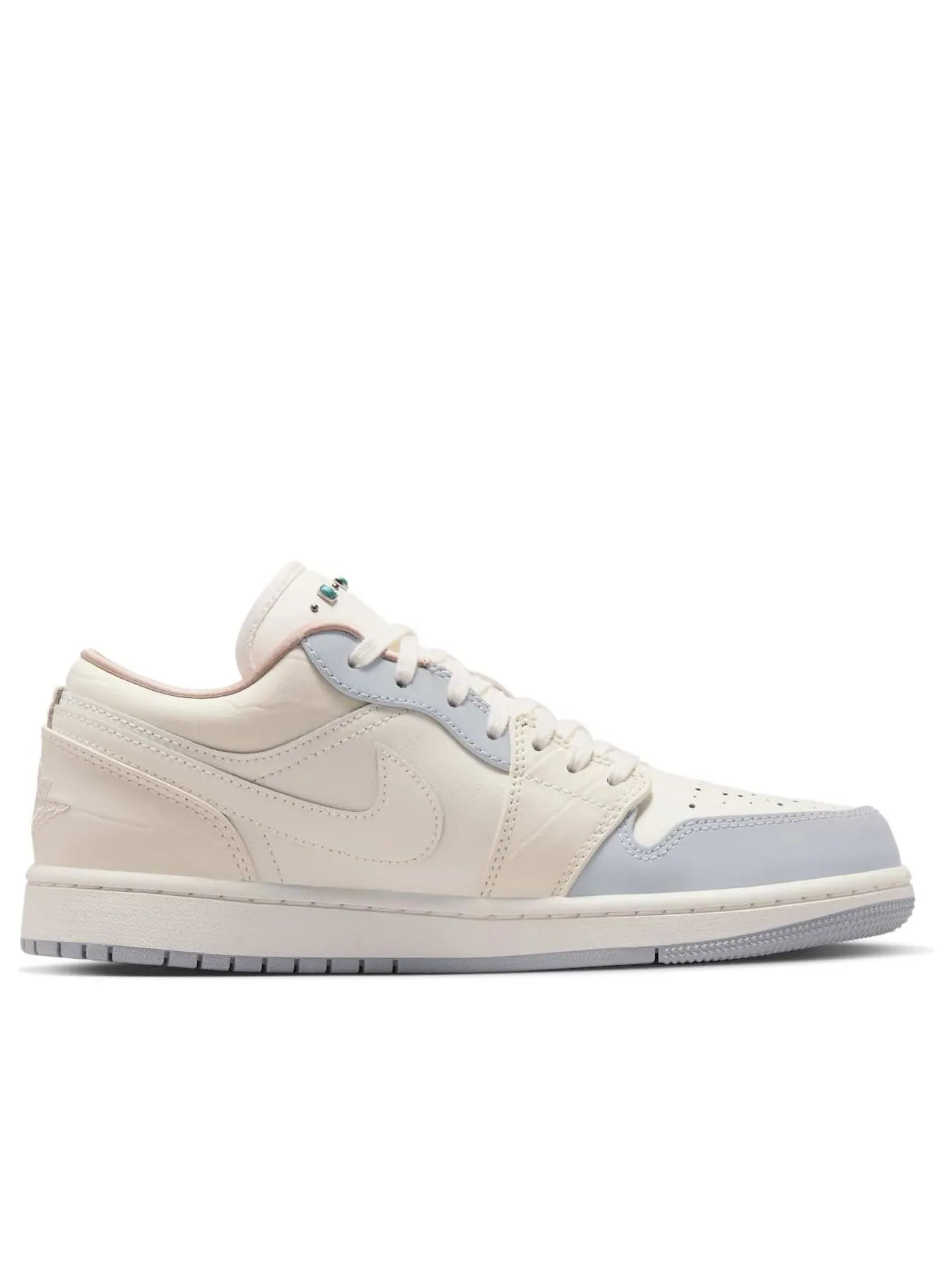 Кроссовки (WMNS) Air Jordan 1 Low 'Sail Soft Pearl' — изображение 6 из 6, бежевый