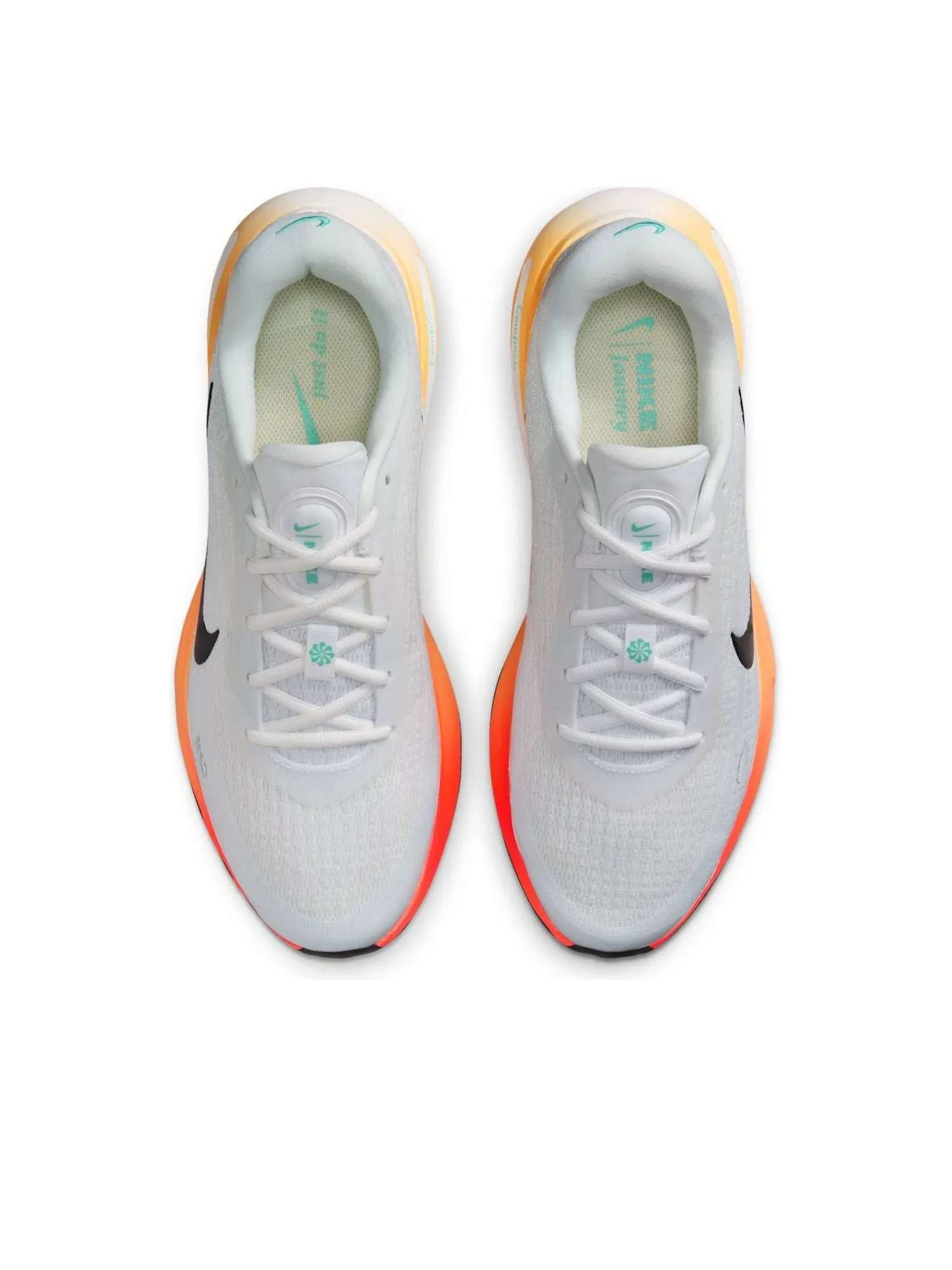 Кроссовки Nike Journey Run 'White Black Bright Crimson' — изображение 4 из 6, белый
