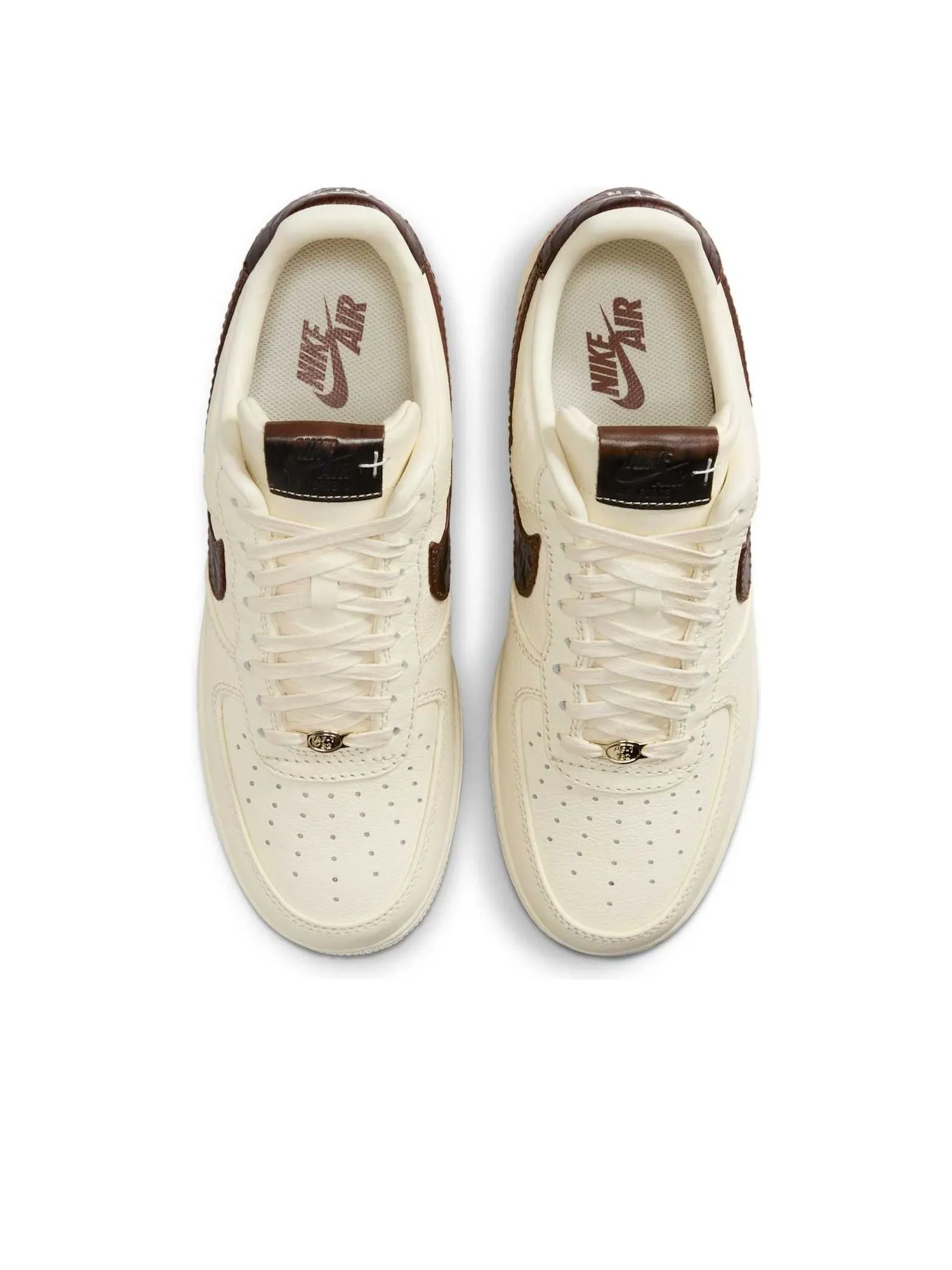 Кроссовки Nike Air Force 1 '07 'Soft Pearl Brown Croc' — изображение 4 из 6, бежевый