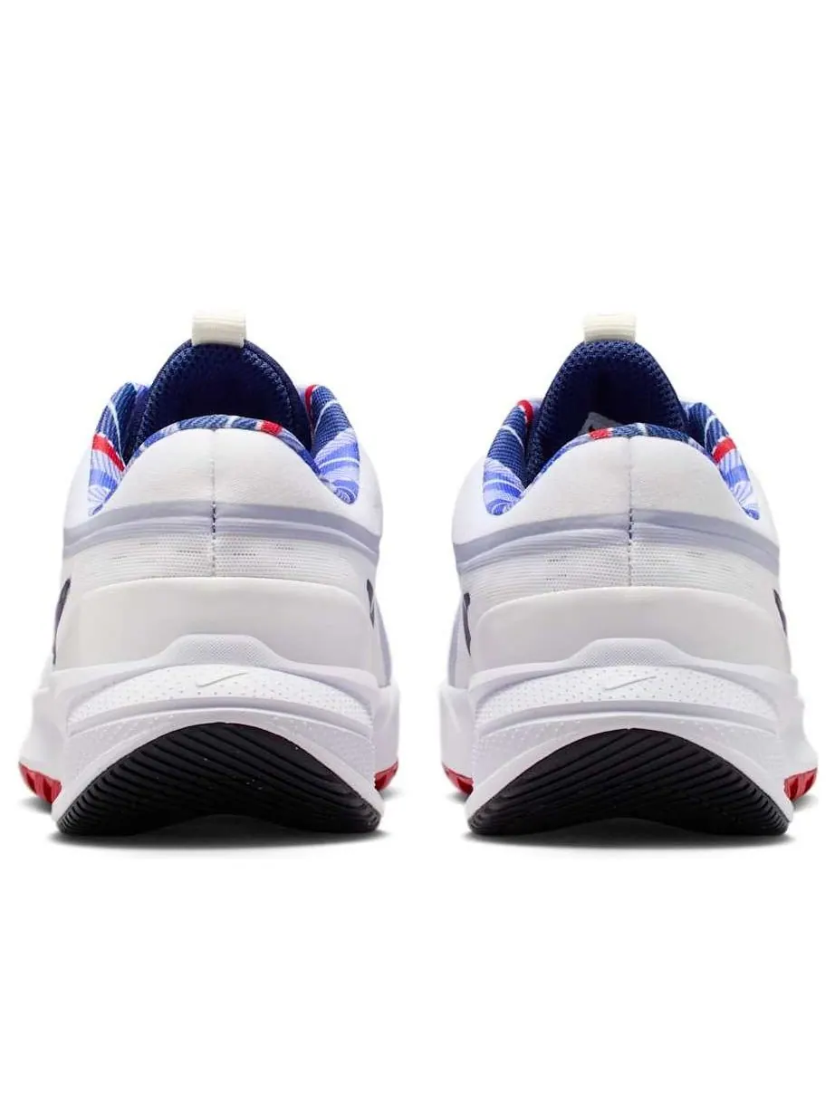 Кроссовки (GS) Nike Star Runner 5 'White Midnight Navy Fire Red' — изображение 3 из 6, белый