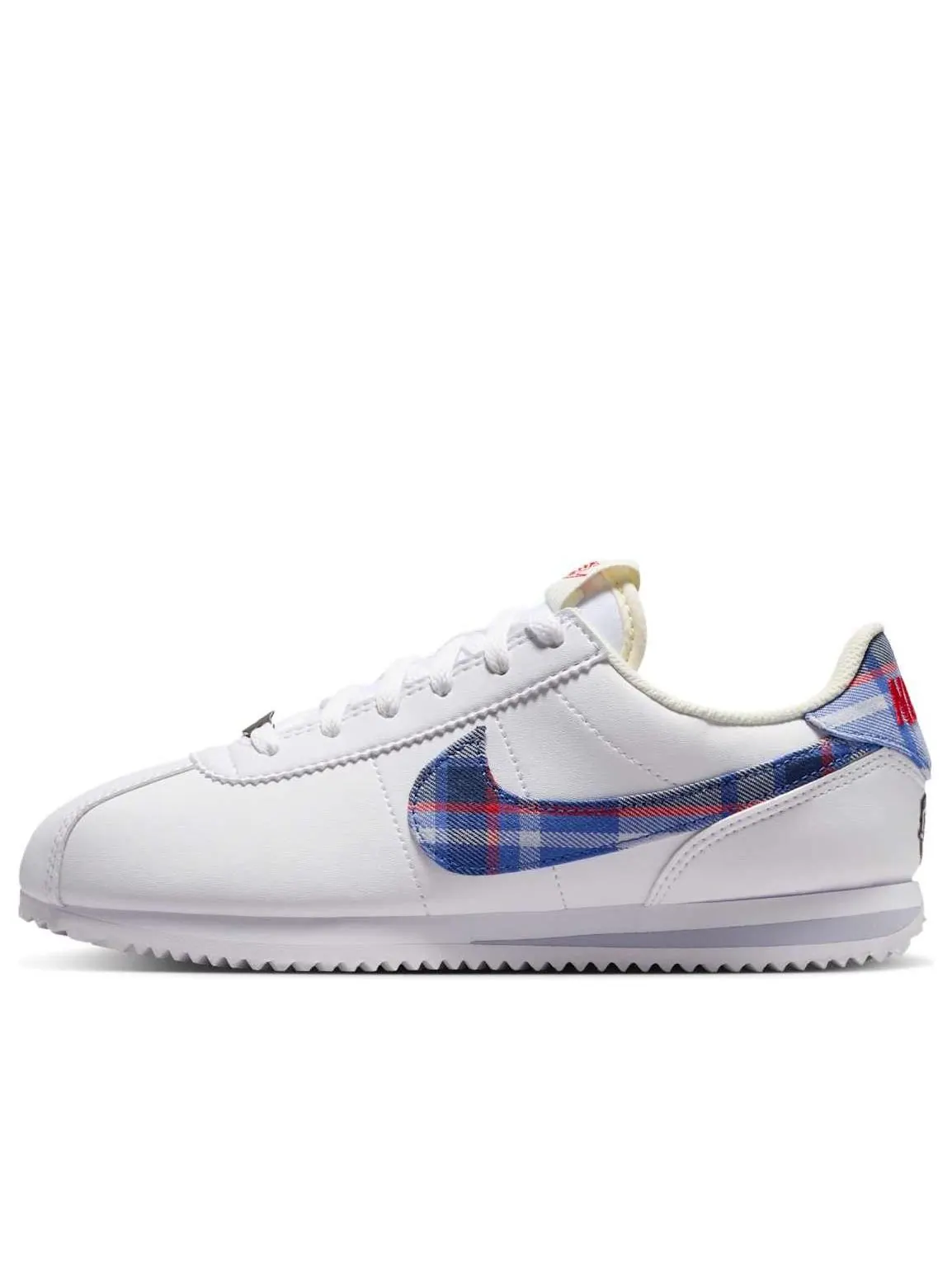 Кроссовки (GS) Nike Cortez 'White Multi-Color Comet Blue' — изображение 1 из 6, белый