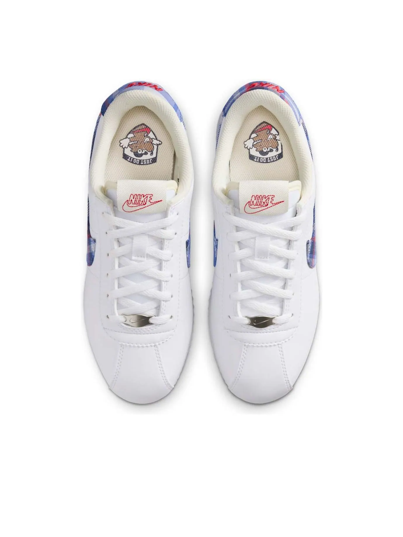 Кроссовки (GS) Nike Cortez 'White Multi-Color Comet Blue' — изображение 2 из 6, белый