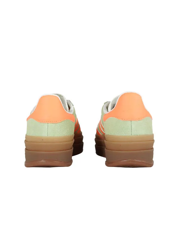 Кроссовки газель смелые Adidas — изображение 3 из 4, зеленый/бежевый