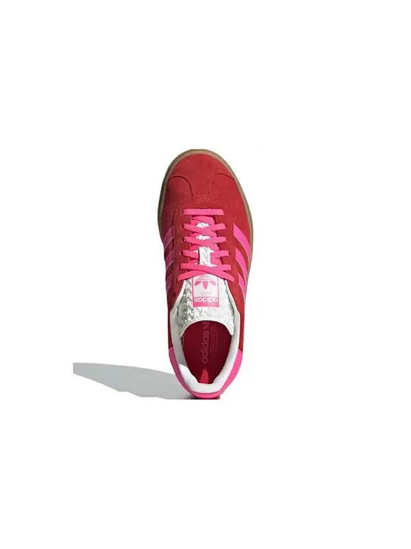 Кроссовки газель смелые Adidas — изображение 4 из 4, красный/розовый/белый